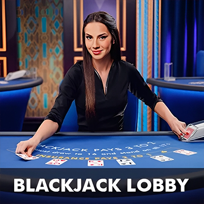 Blackjack Lobby — casino en vivo Juega Con El King